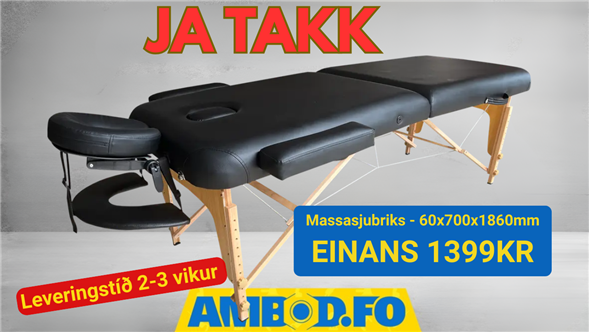 Massasjubriks – 60x700x1860mm - EINANS 1399KR